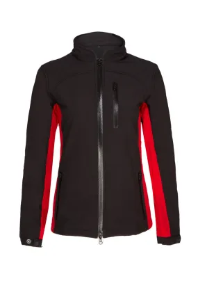 Adults Softshell Jacket - Black and Red