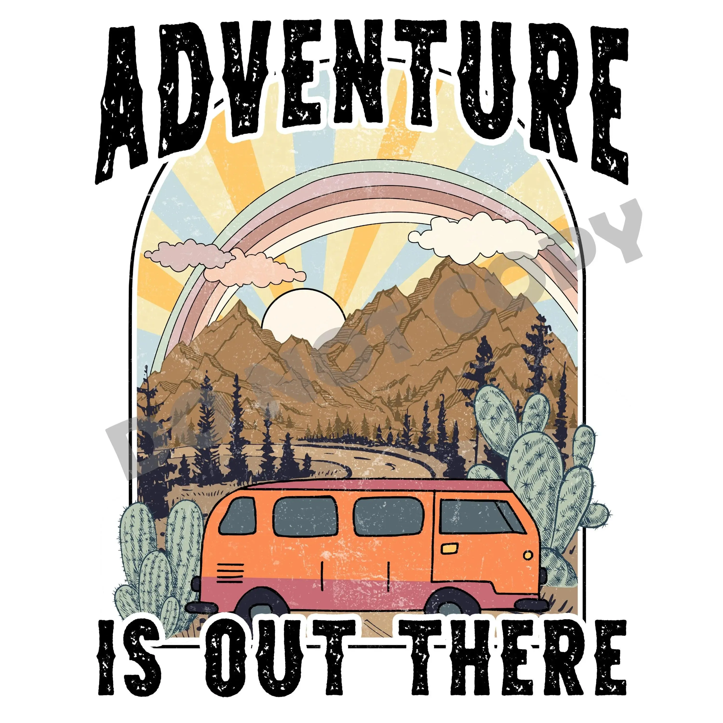 Adventure Is Out There - DTF Transfer