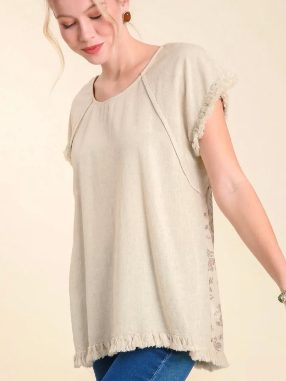 Aliza Top - Oatmeal