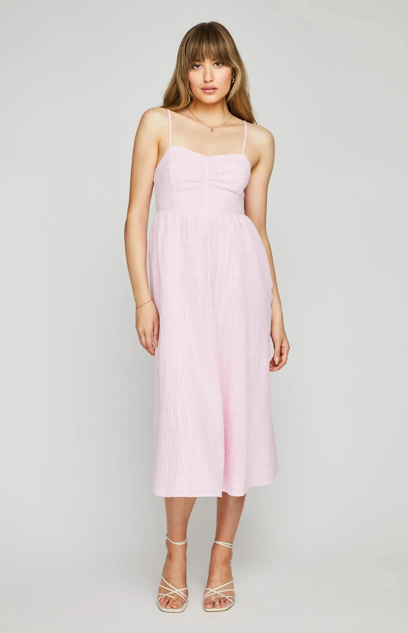 Allison Midi Dress- Pink