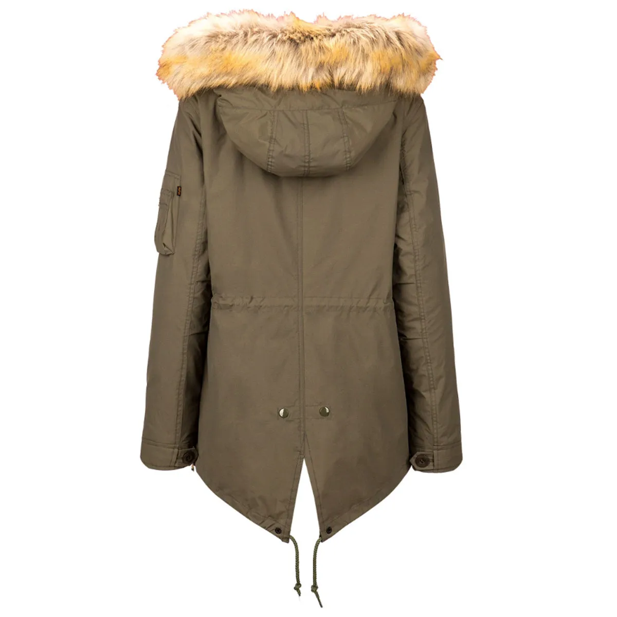 Alpha Industries Women's Olive J-4 Impact Fishtail Parka