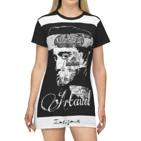 Artaud All Over Print T-Shirt Dress by Insignia