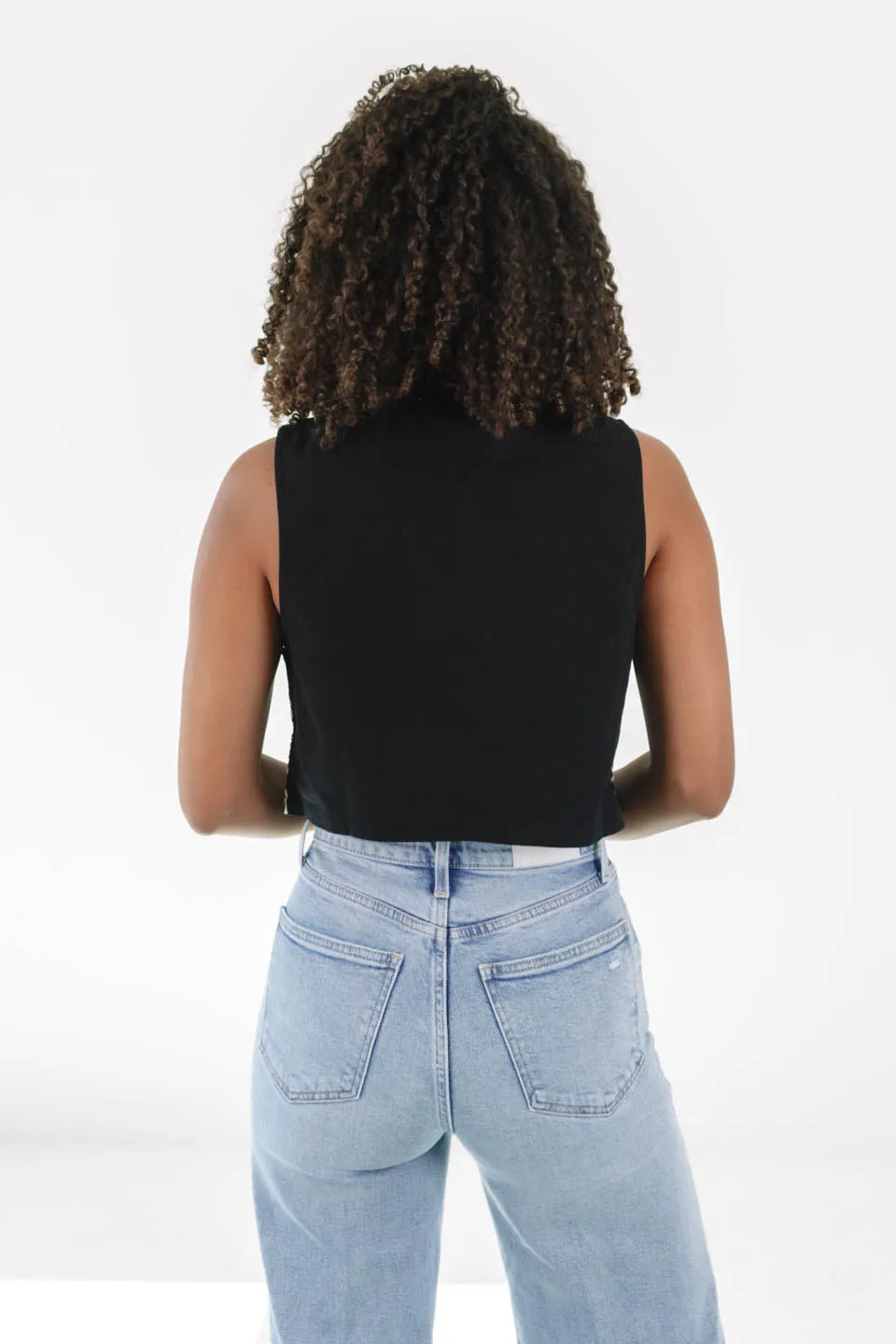 Back In The Day Vest - Black