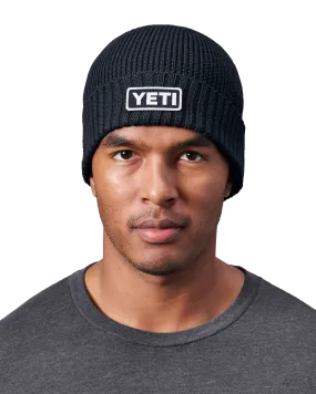 Badge Beanie in Navy