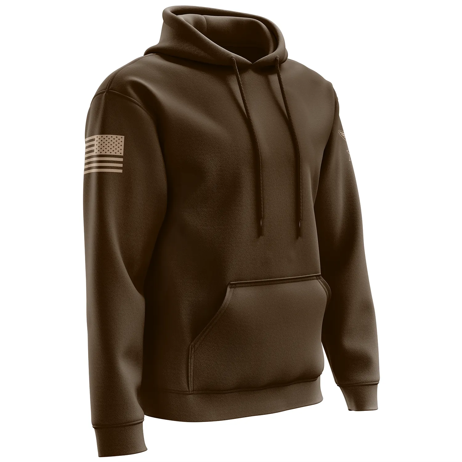 Basic - Brown   Tan Hoodie