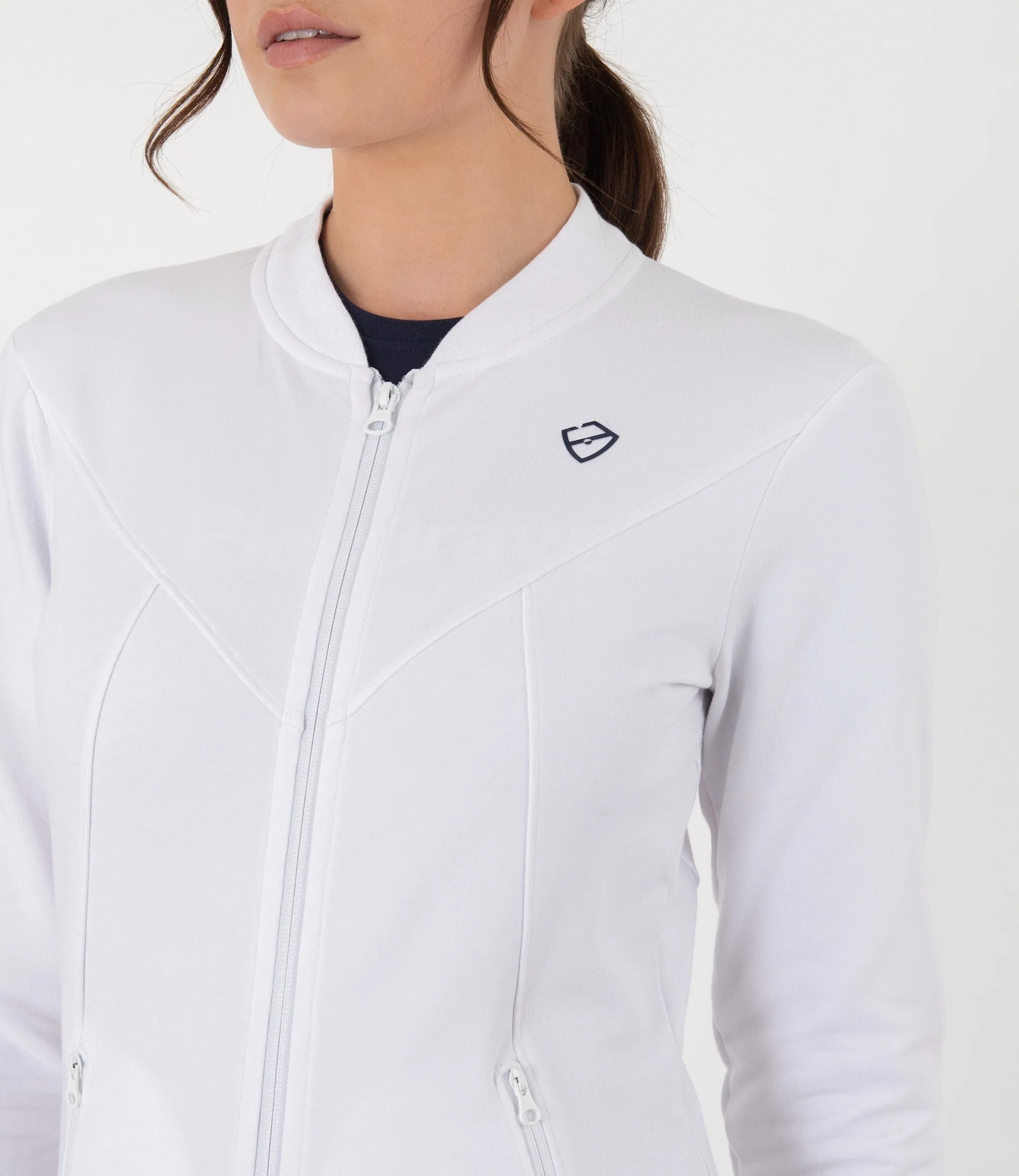 Beatrice Jacket - White/Navy