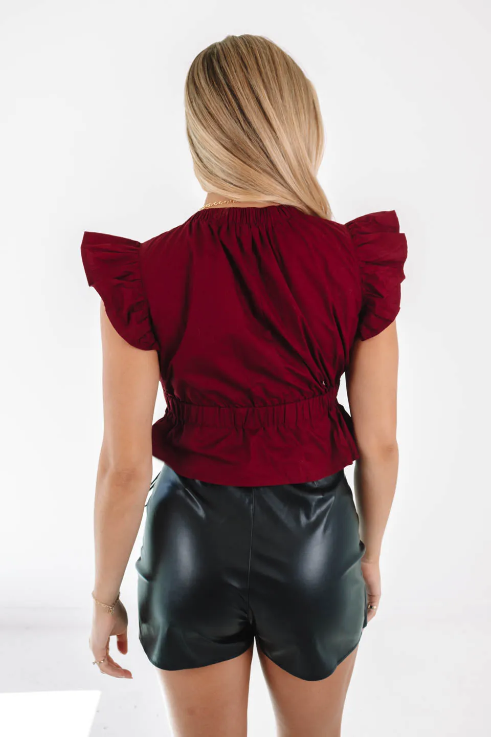 Best Kept Secret Top - Maroon