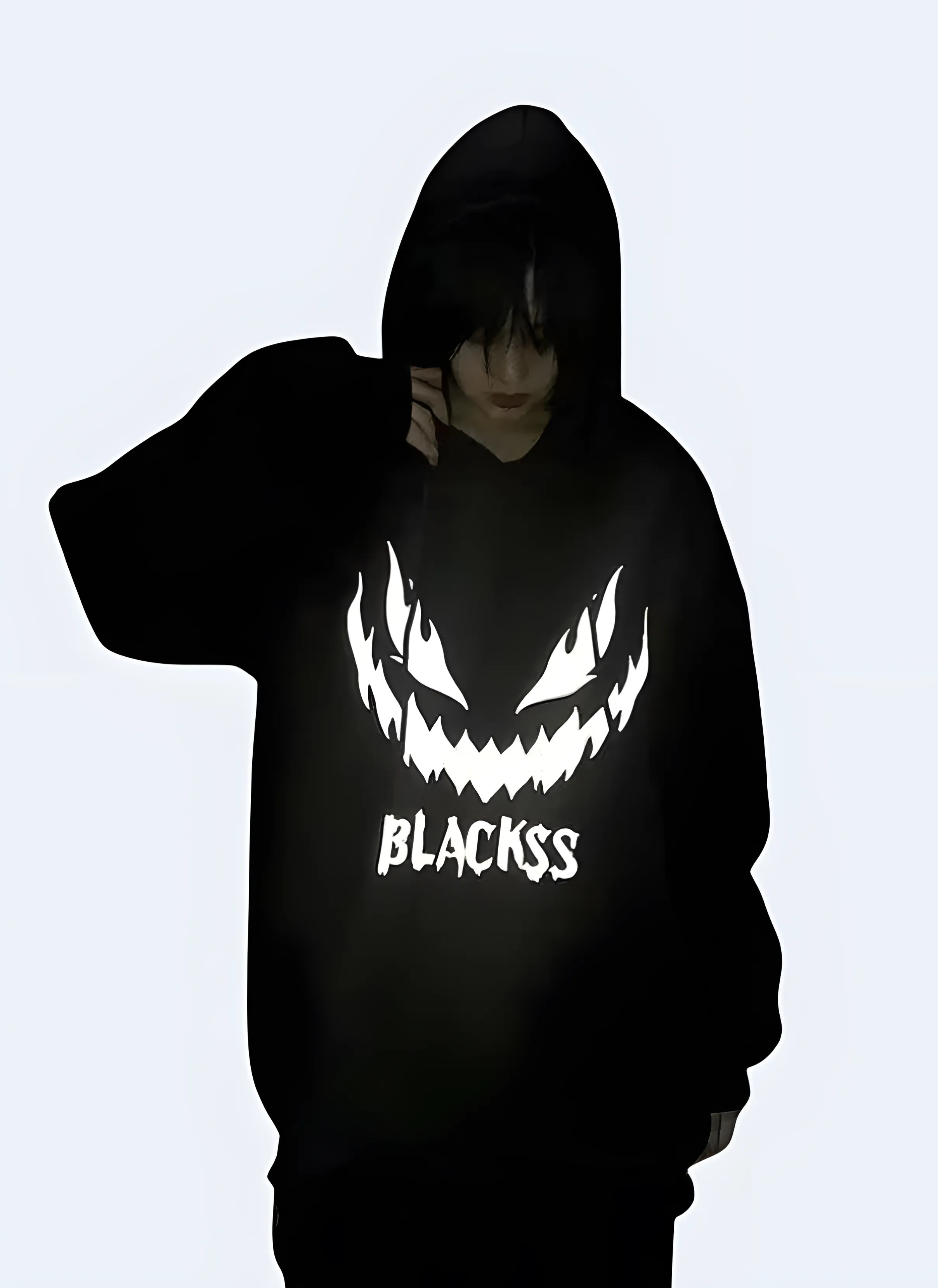 Black Reflective Hoodie