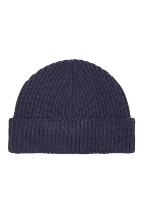 Blue Cashmere Ski Beanie