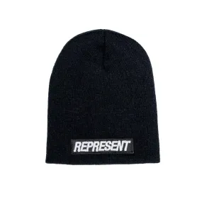 Boxed Up 3D Embroidered Skull Cap / Short Beanie [BLACK X WHITE] IN THE BOX COLLECTION