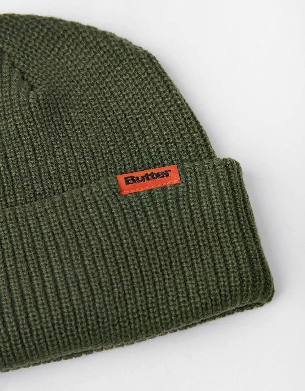 Butter Goods Tall Wharfie Beanie - Army