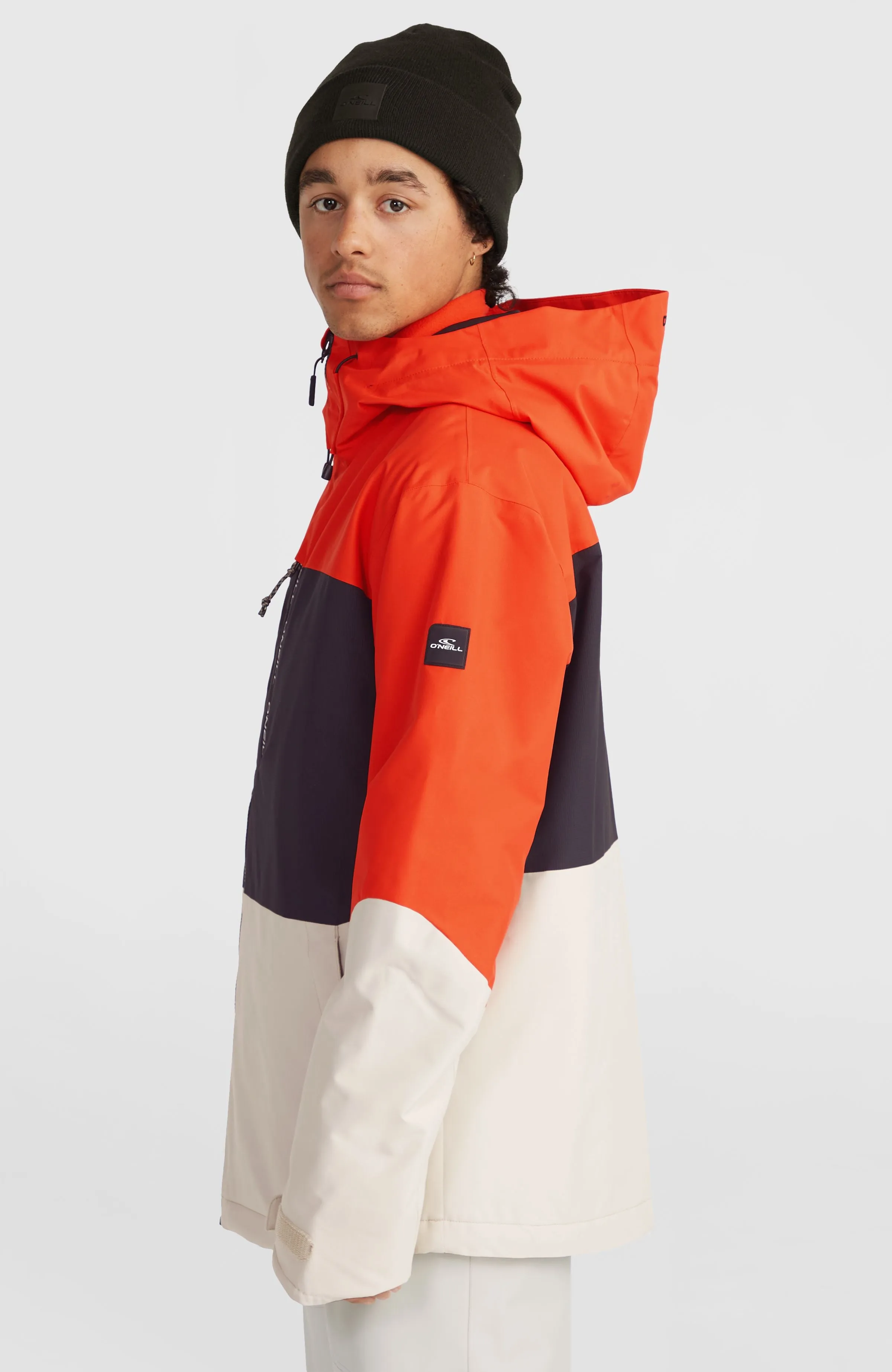 Carbonite Snow Jacket | Paprika Flame Colour Block