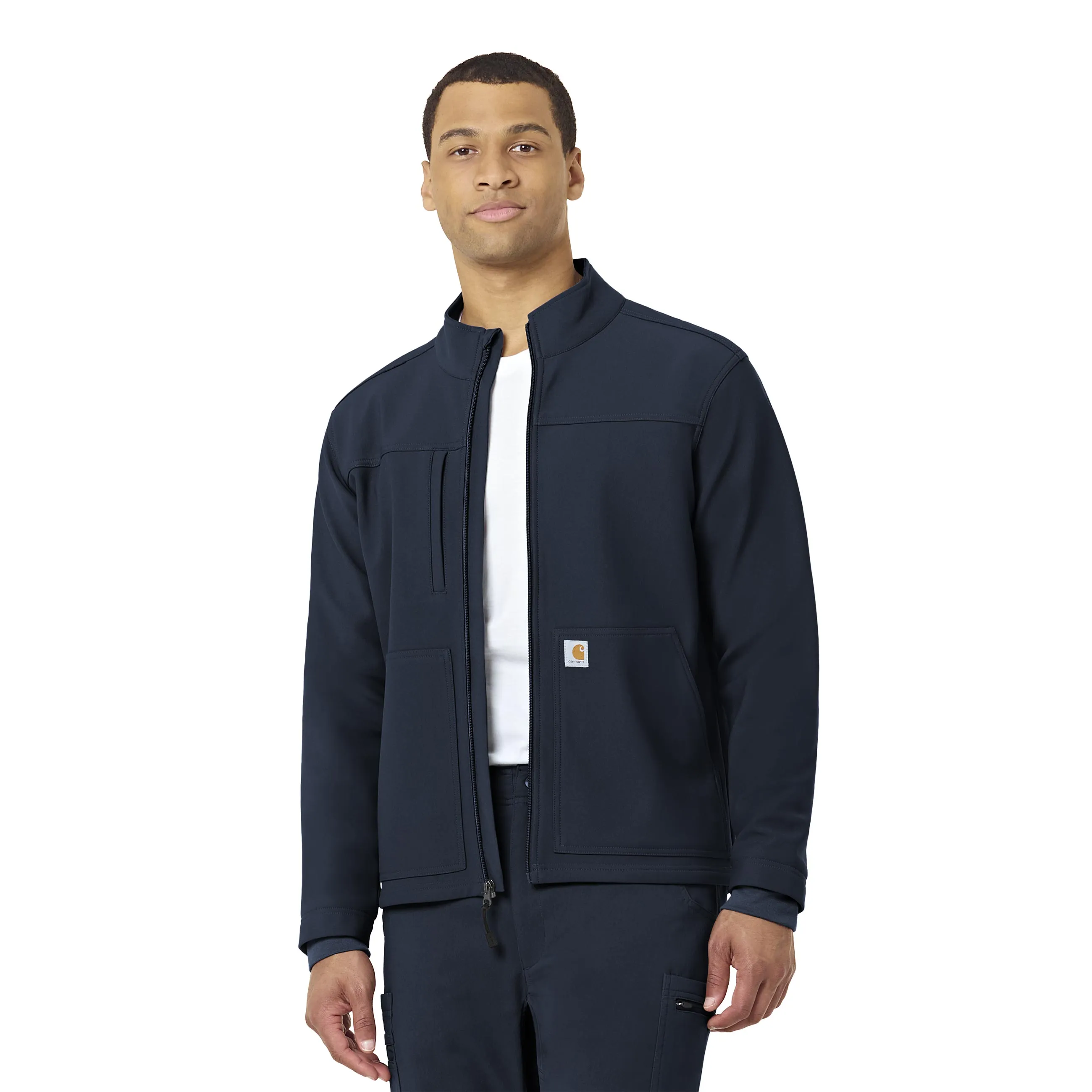 Carhartt Rugged Flex Men's Bonded Fleece Jacket - Navy