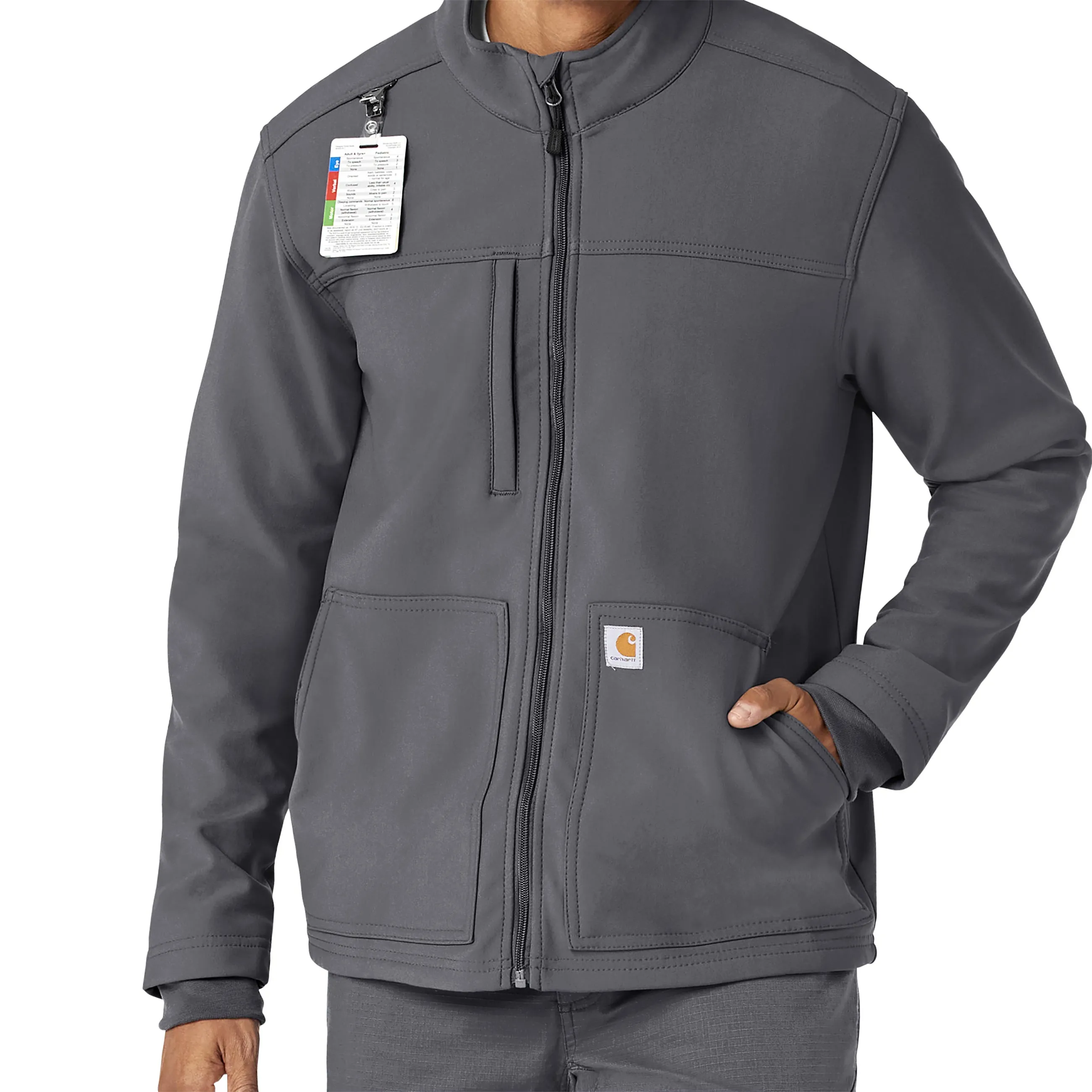 Carhartt Rugged Flex Men's Bonded Fleece Jacket - Pewter