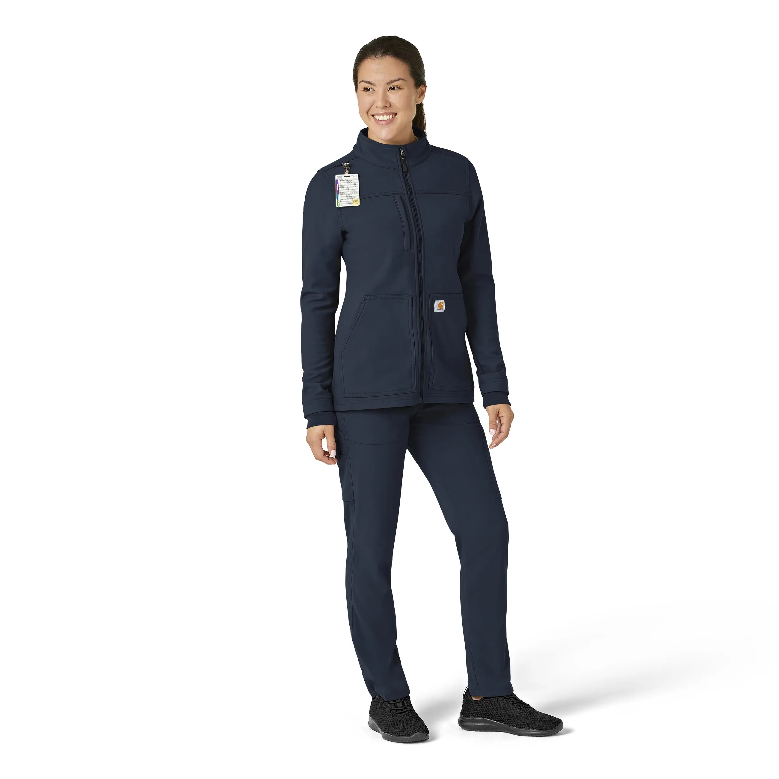 Carhartt Rugged Flex Women's Bonded Fleece Jacket - Navy