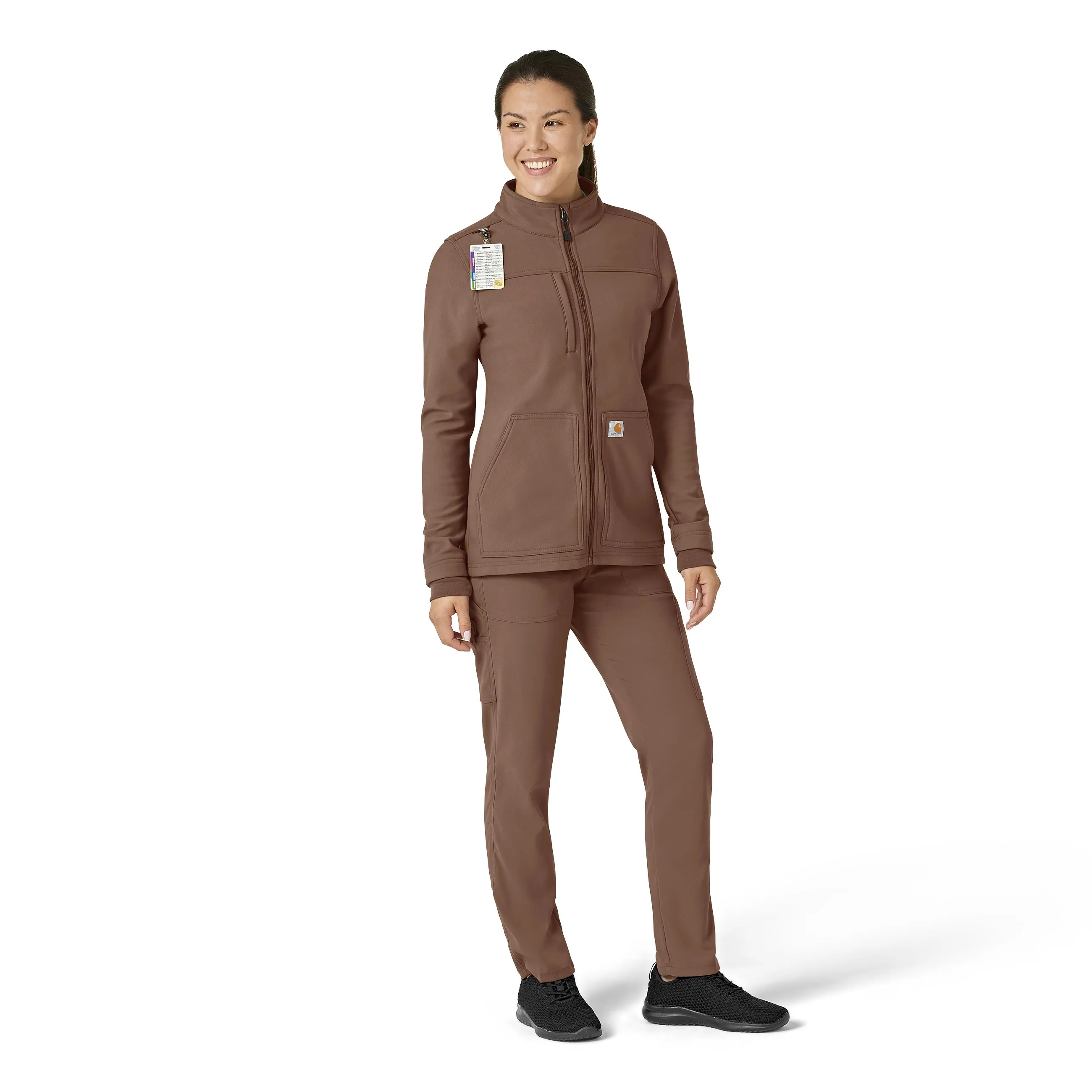 Carhartt Rugged Flex Women's Bonded Fleece Jacket - Nutmeg