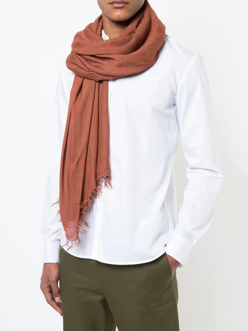 Carlo Modal Scarf Rust