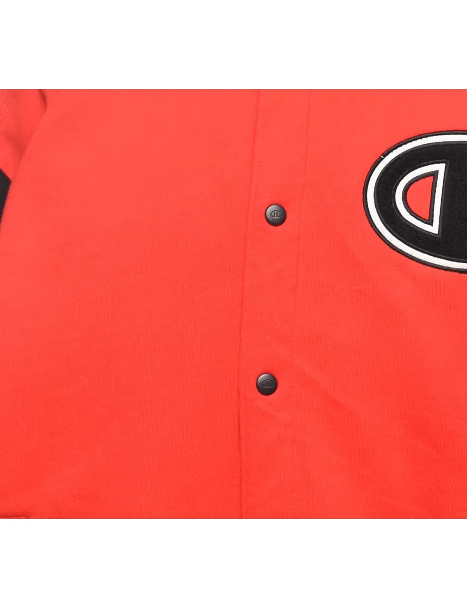 Champion Red & Black Bomber Jacket - L