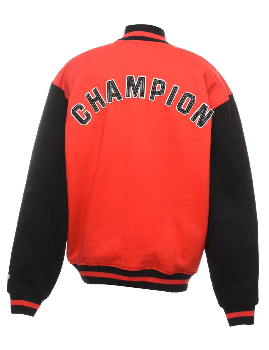 Champion Red & Black Bomber Jacket - L