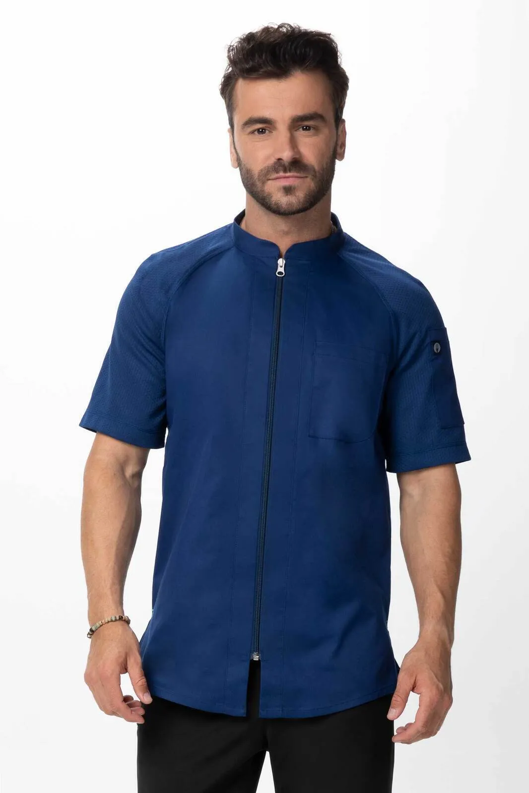 Chef Works Arcadia Chef Jacket- Blue