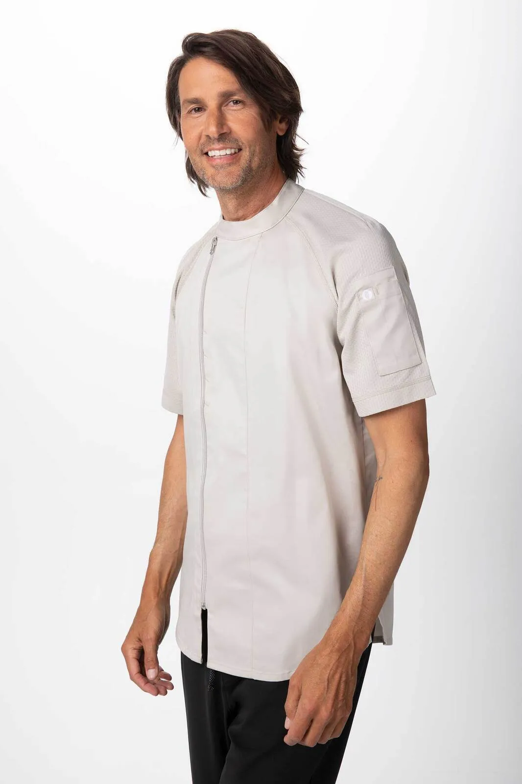 Chef Works Varkala Chef Jacket- Natural