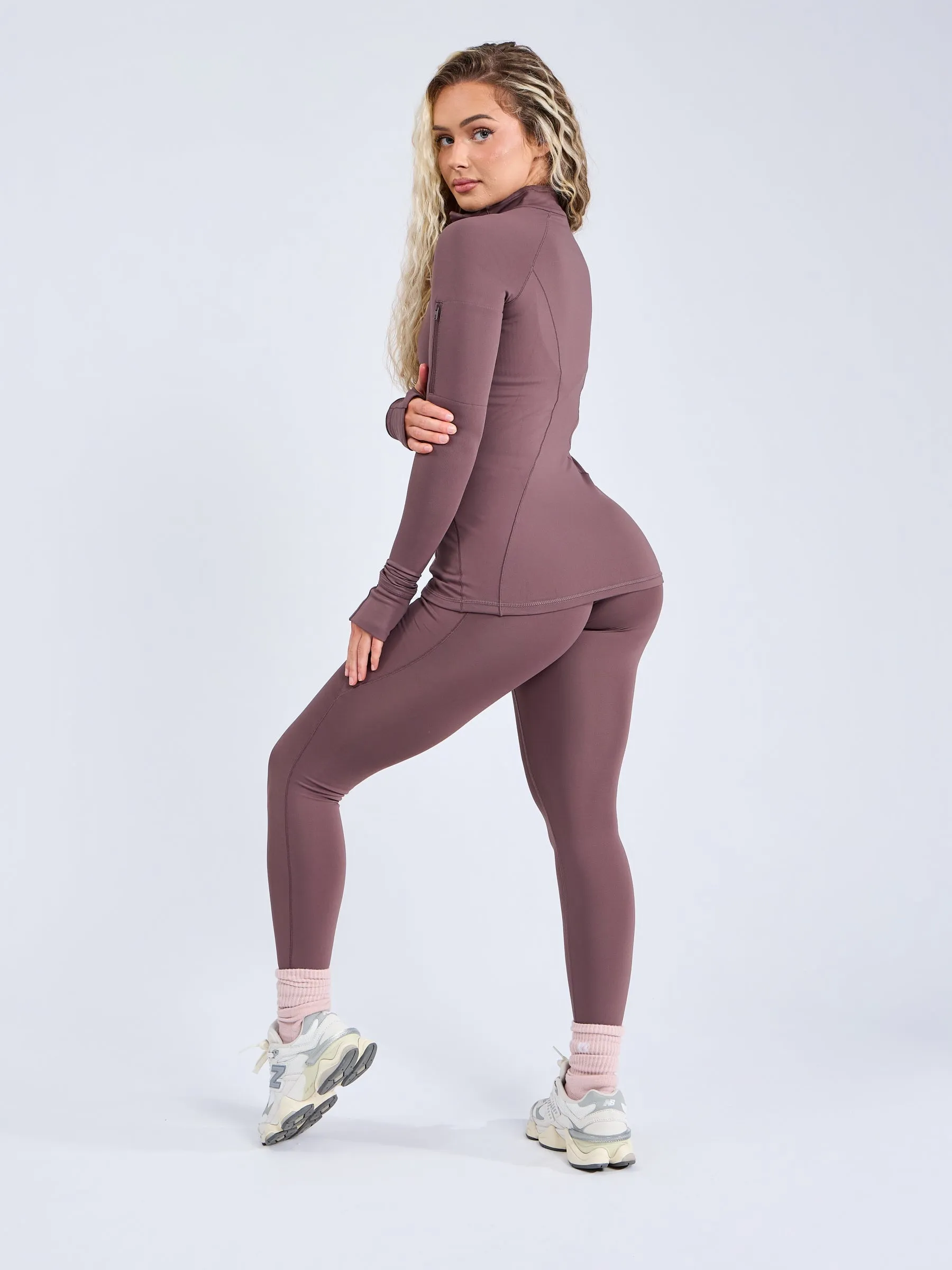 Colorado Zip Jacket - Mocha Berry