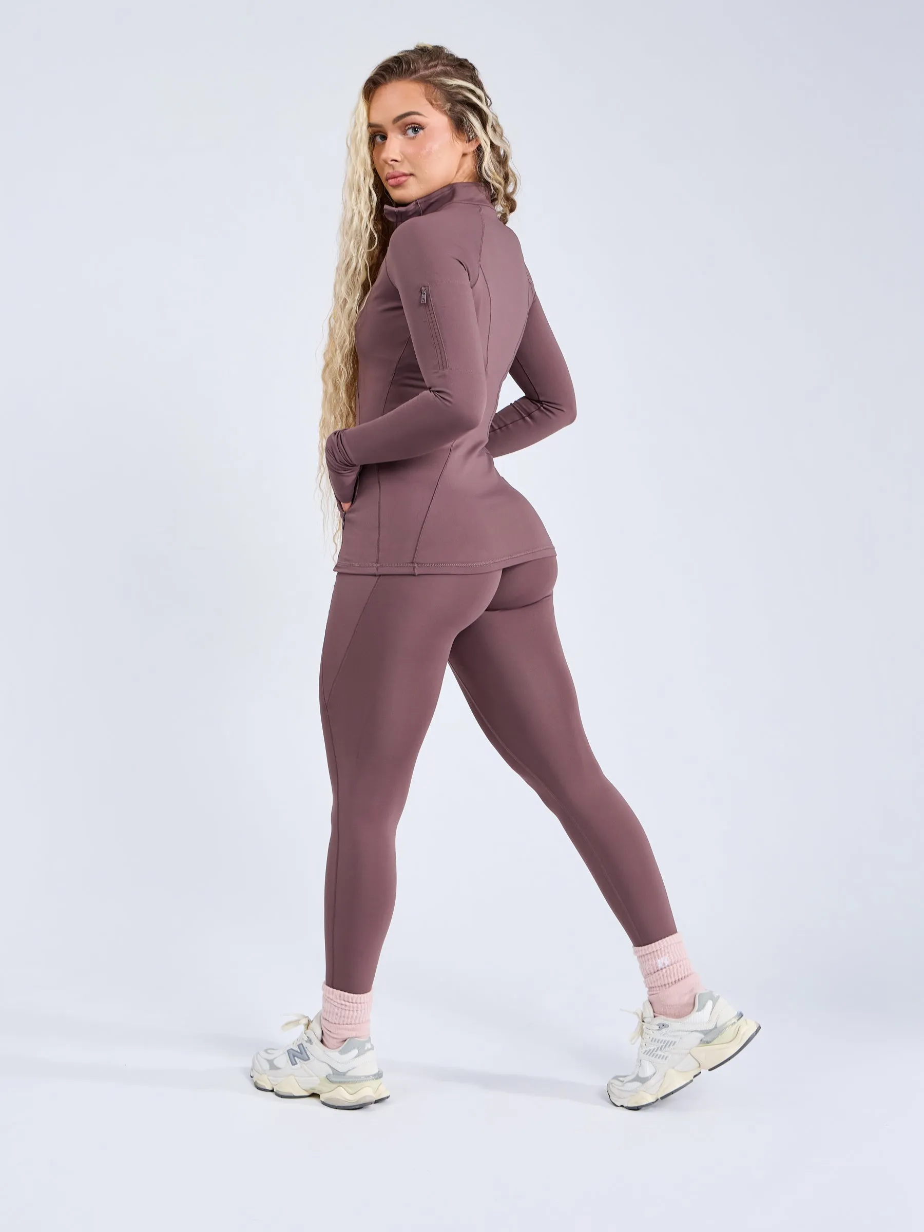 Colorado Zip Jacket - Mocha Berry