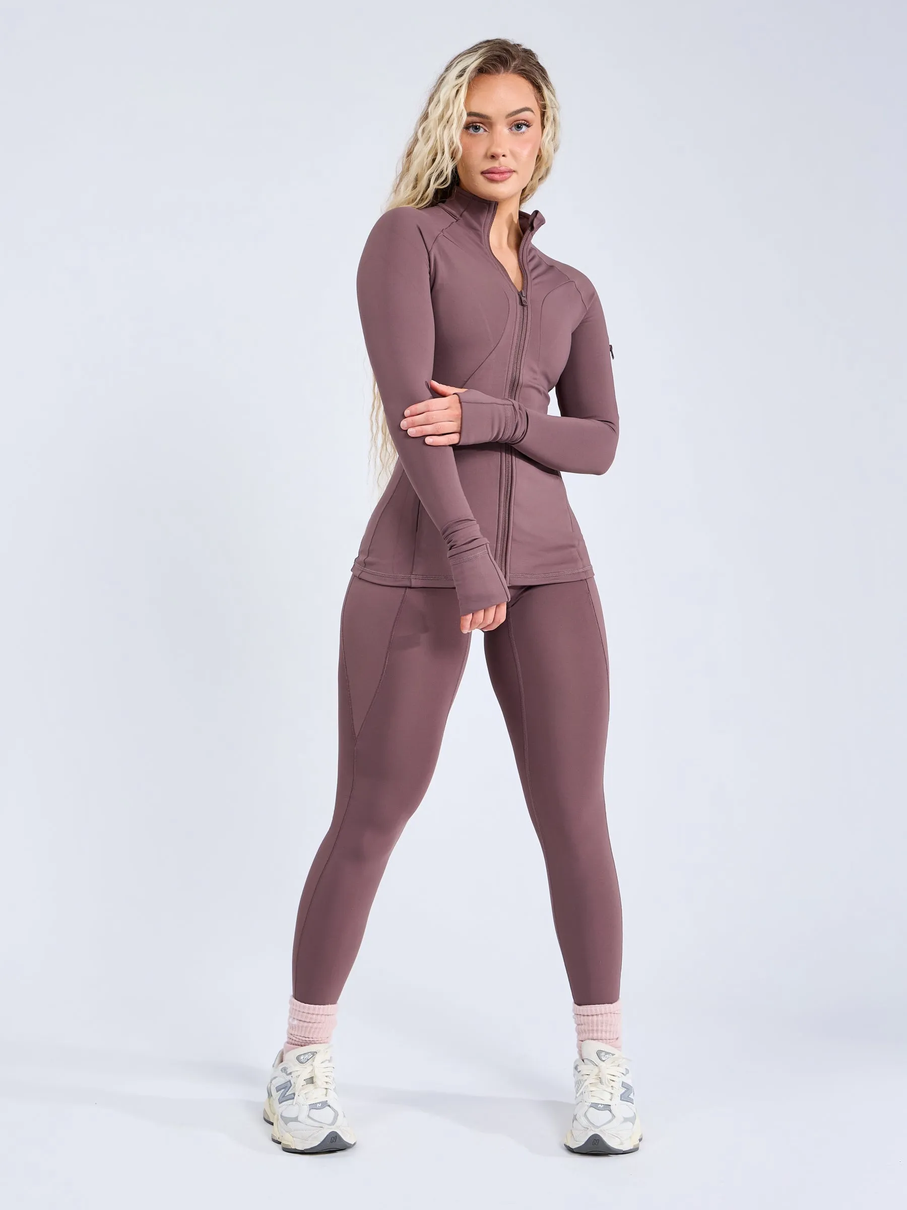 Colorado Zip Jacket - Mocha Berry