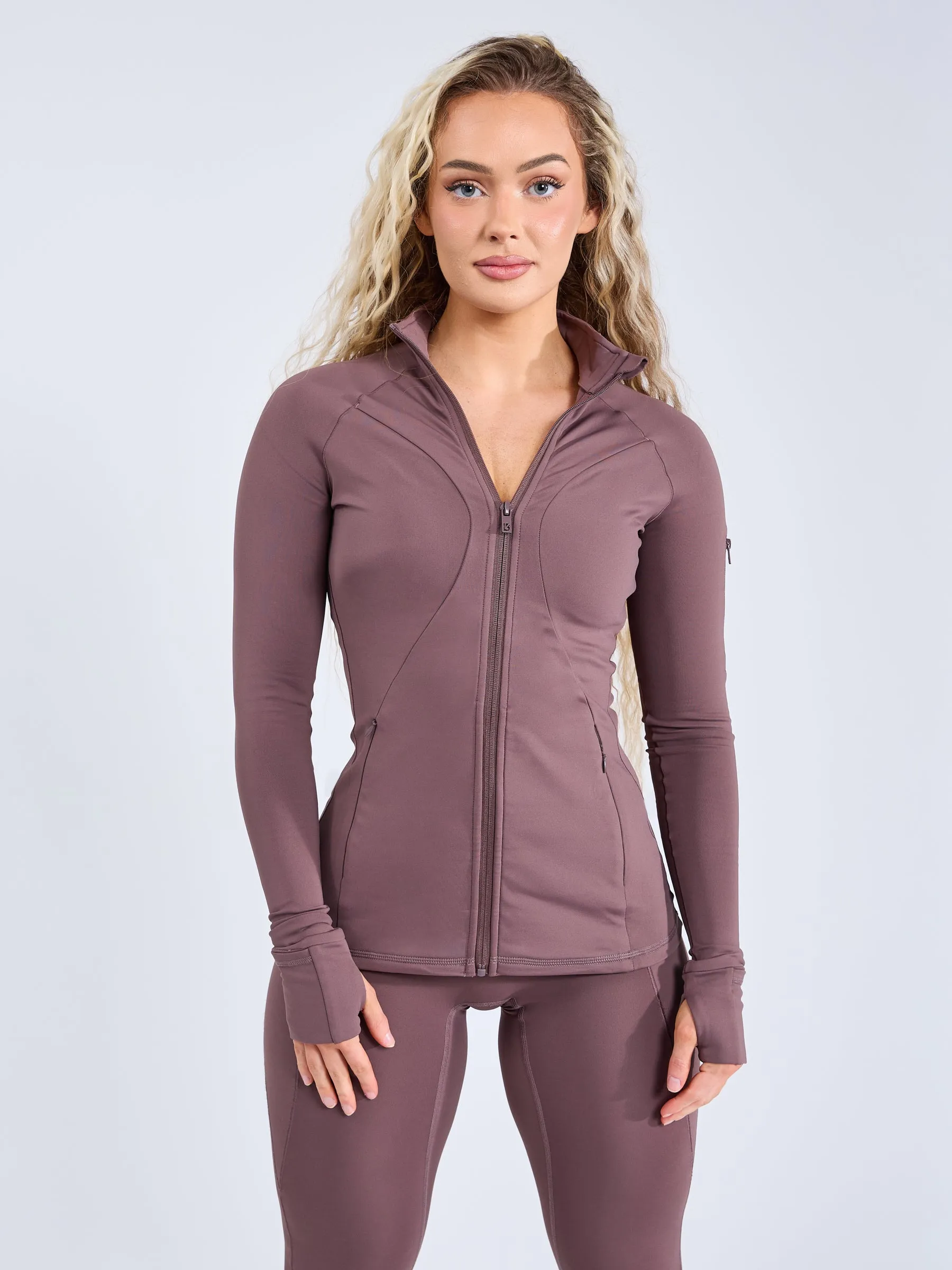 Colorado Zip Jacket - Mocha Berry