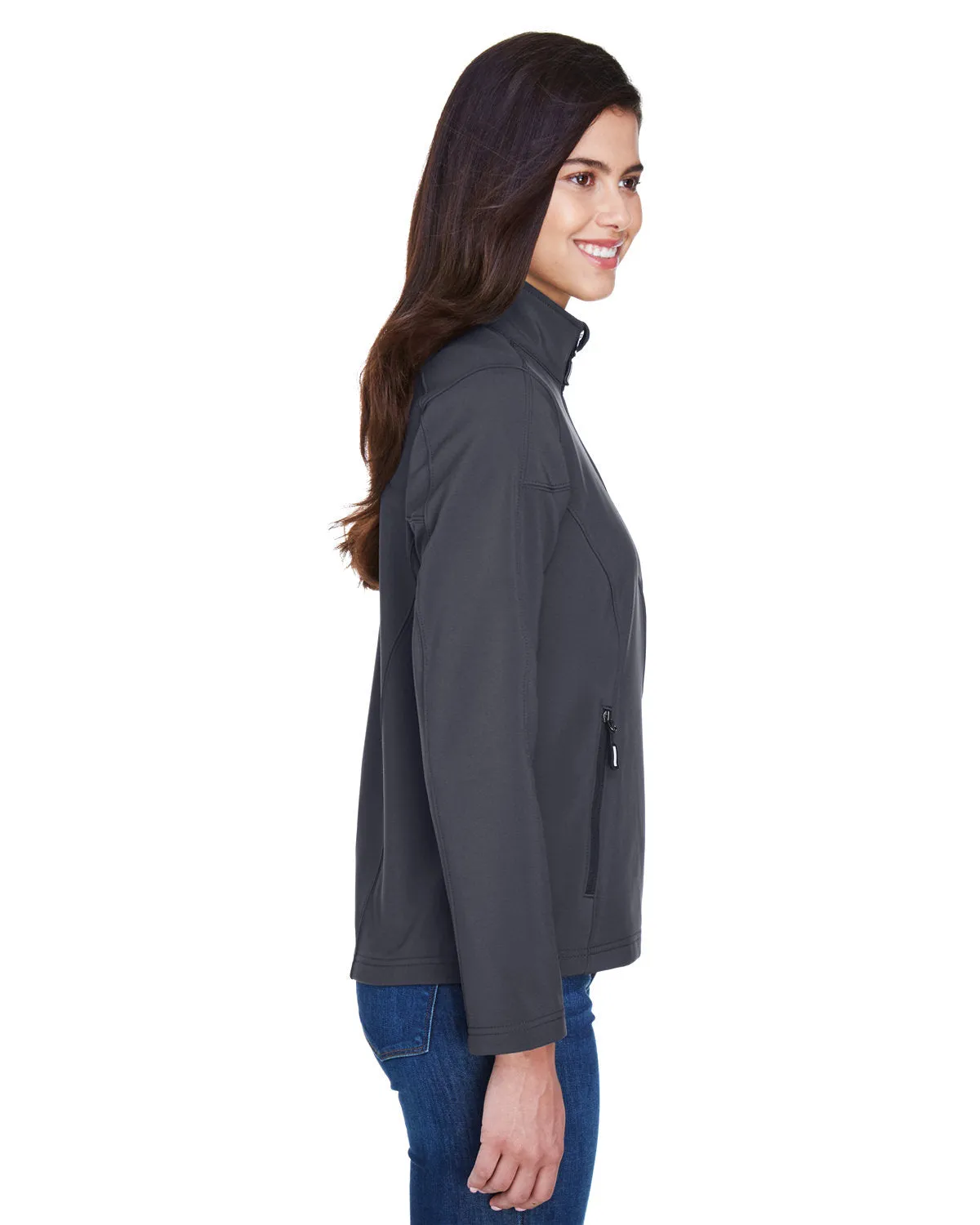 CORE365 Ladies' Cruise Two-Layer Fleece Bonded Soft Shell Jacket