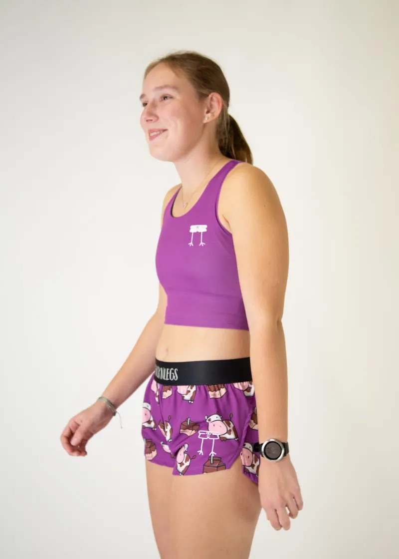 Deep Purple PWR Crop Top