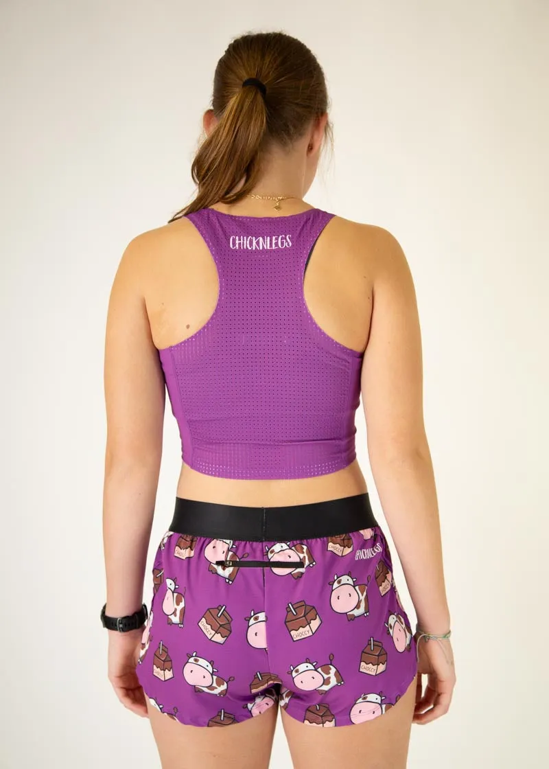 Deep Purple PWR Crop Top