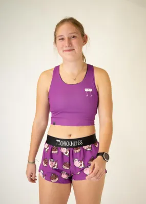 Deep Purple PWR Crop Top