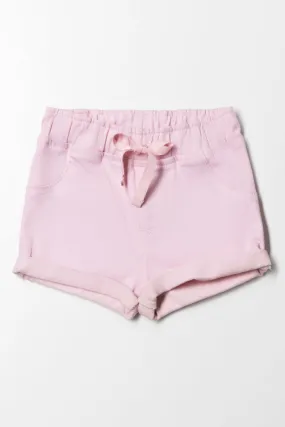 Denim Short Light Pink