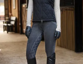 Dublin Shona Full Grip Silicone Print Denim Breeches - New Colour