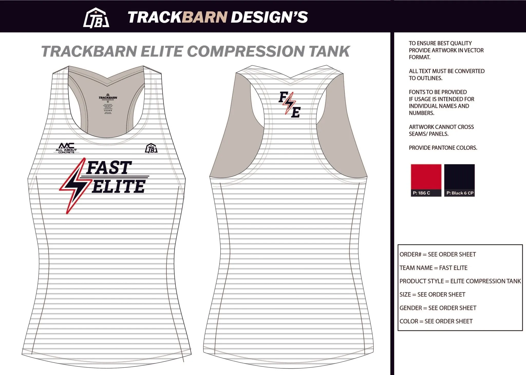 Fast-Elite- Womens Compression Tank