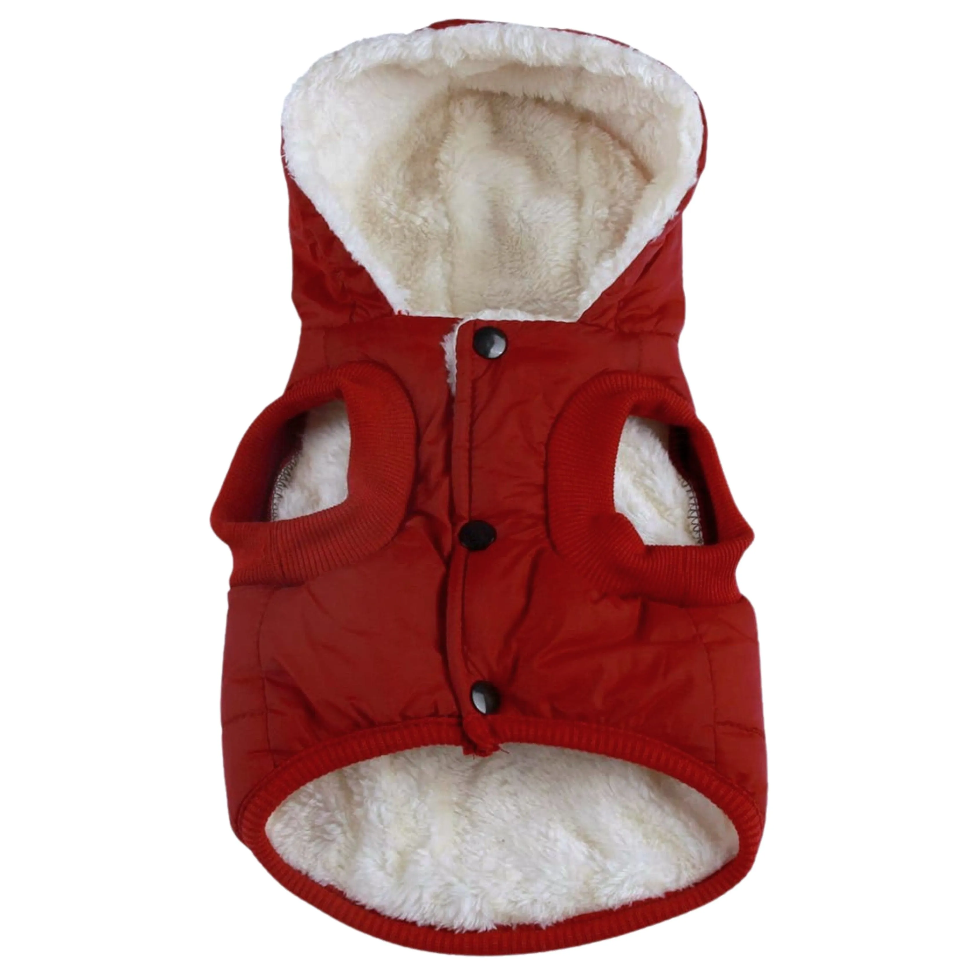 Fleece lined dog coat