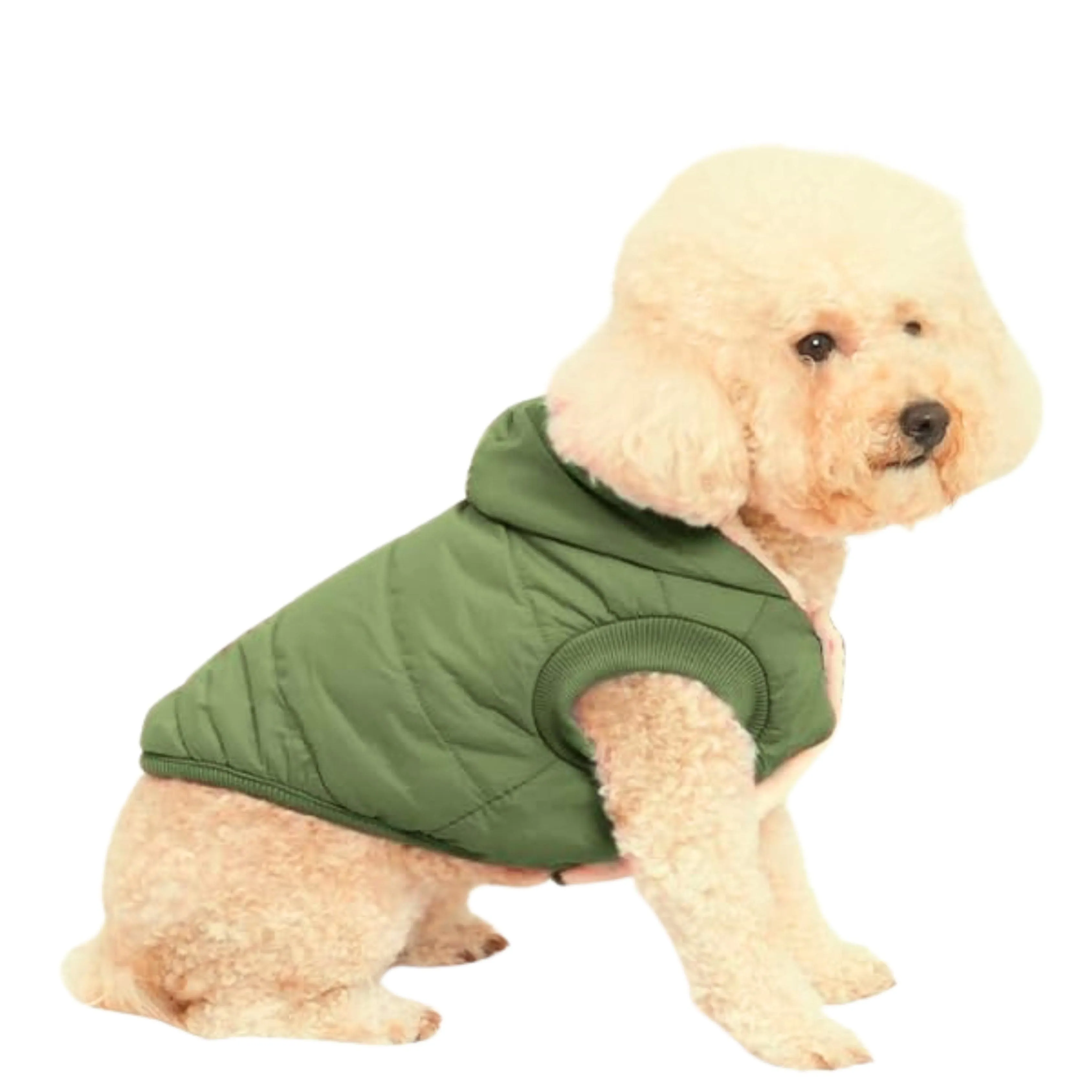 Fleece lined dog coat