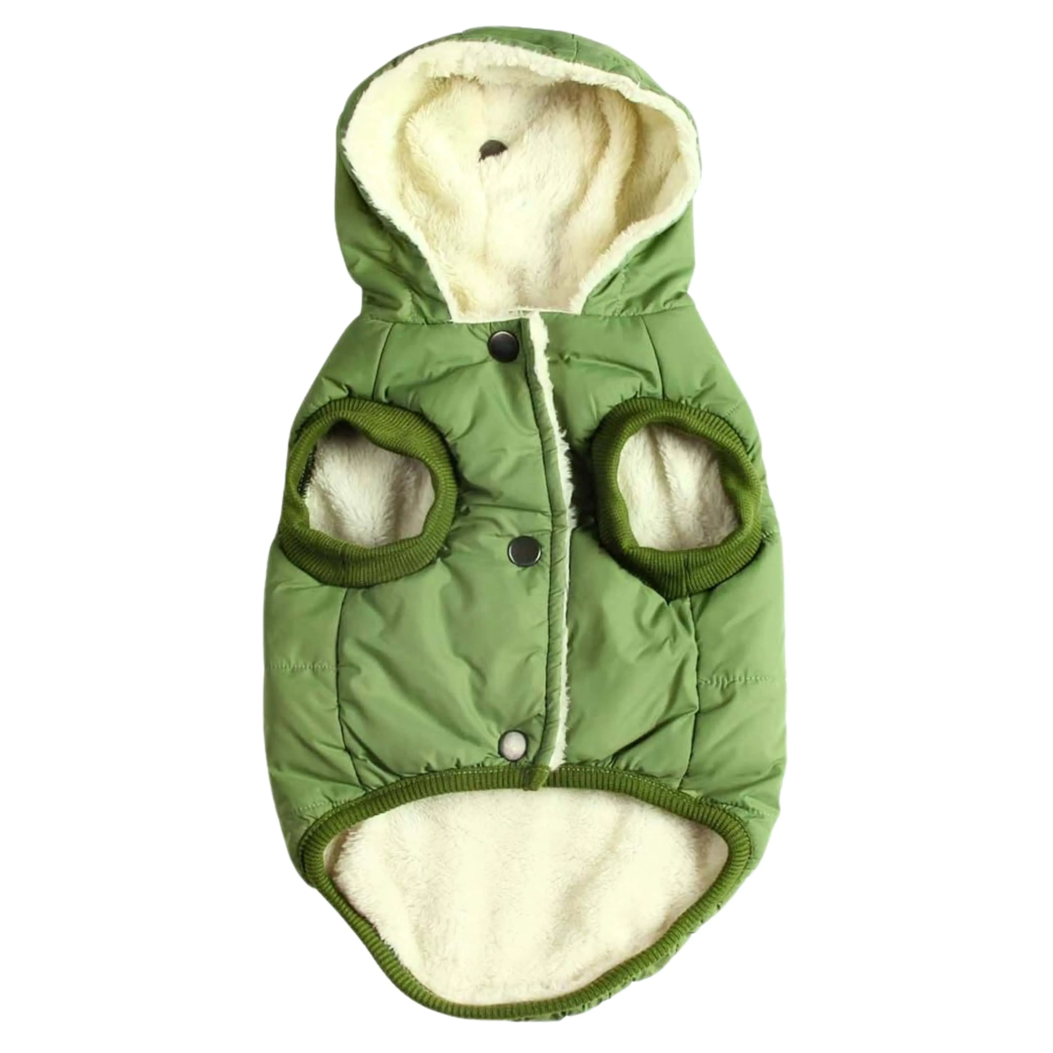 Fleece lined dog coat