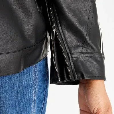 Future Collective With Reese Women's Zip-Up Leather Jacket