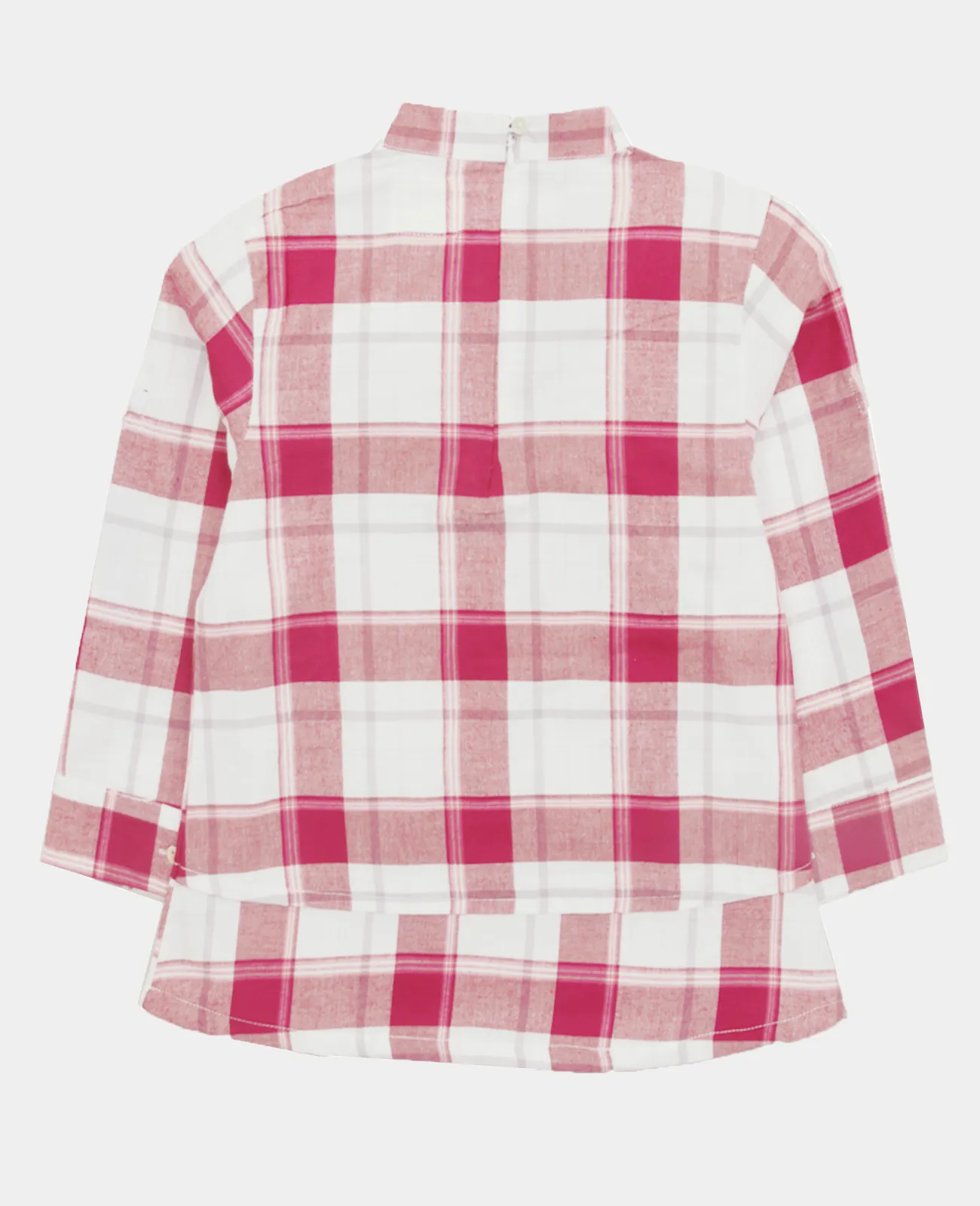 Girls Gingham Tunic Top