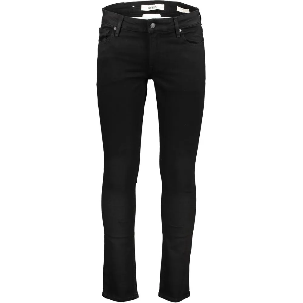 Guess Jeans Black Cotton Jeans & Pant