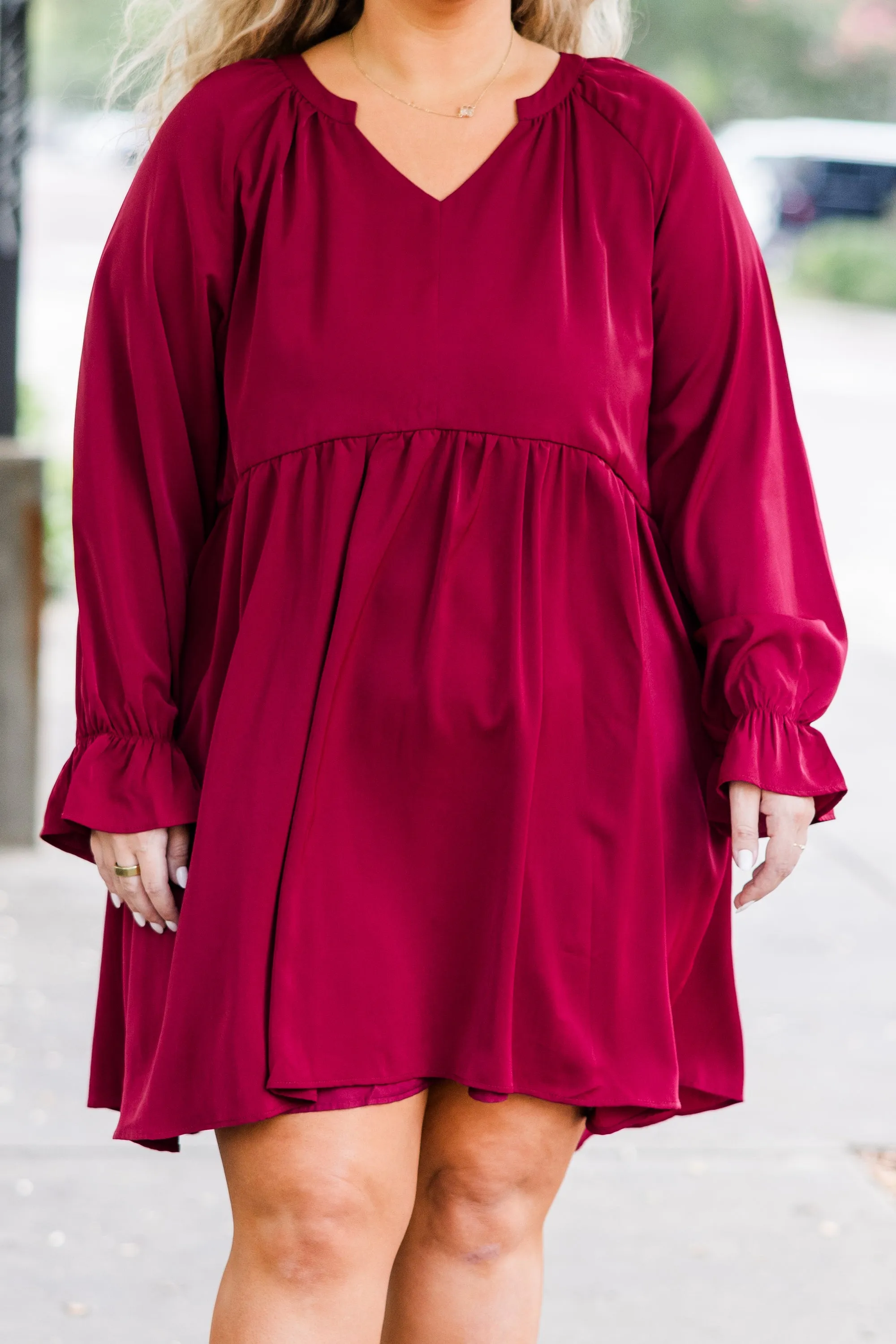 Here's To Love Dress, Plum