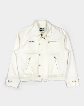 Iceberg Heavyweight White Trucker Jacket 1990's