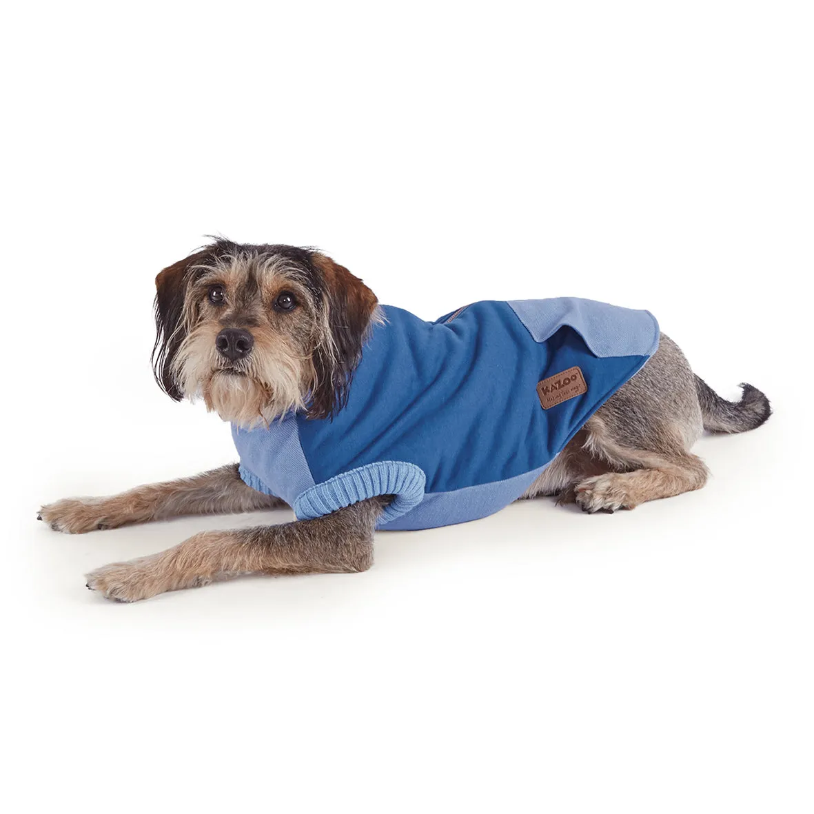 Kazoo Apparel Kick Back Dog Jacket Blue Extra Extra Small ***