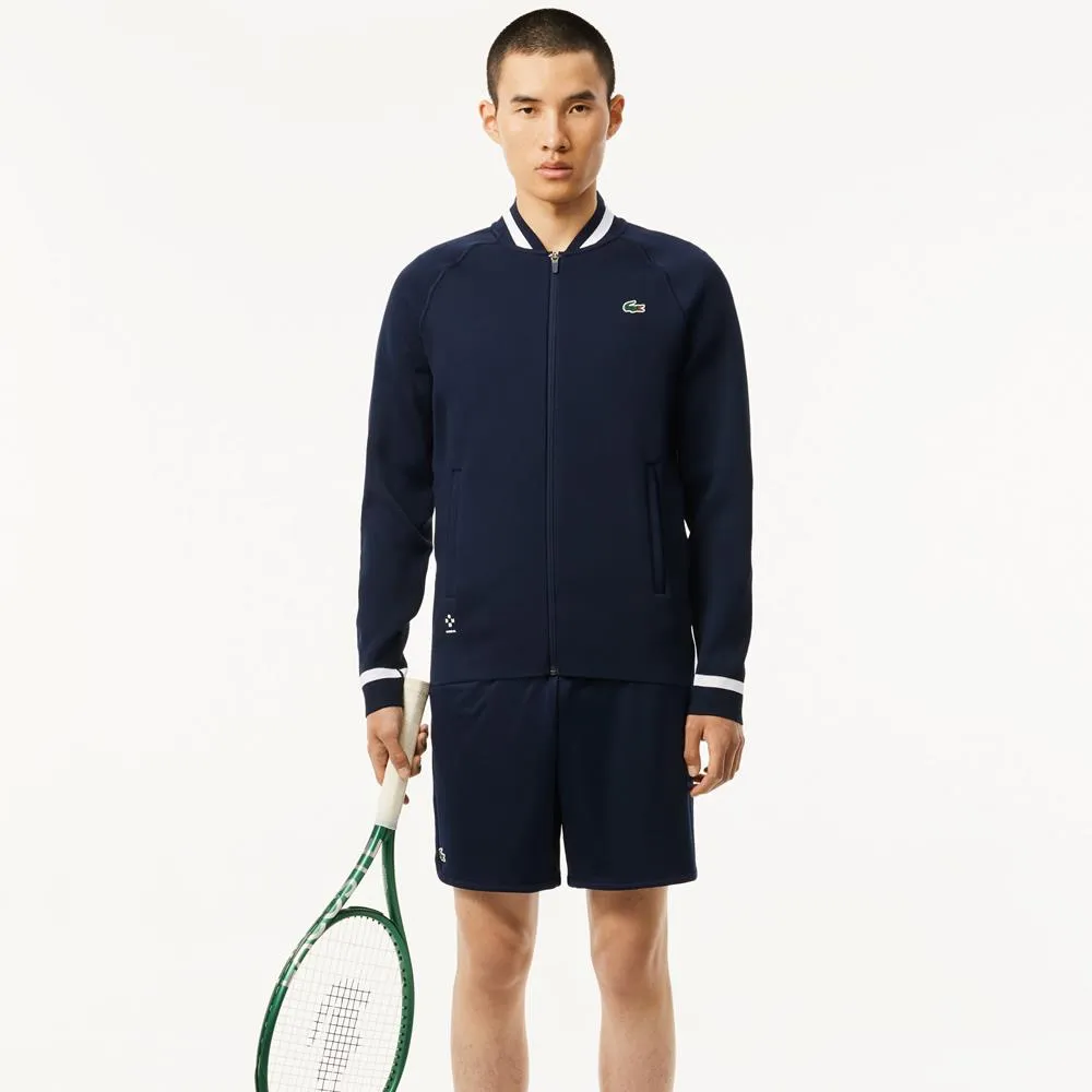 Lacoste Men's Medvedev X UltraDry Tennis Jacket - Navy Blue