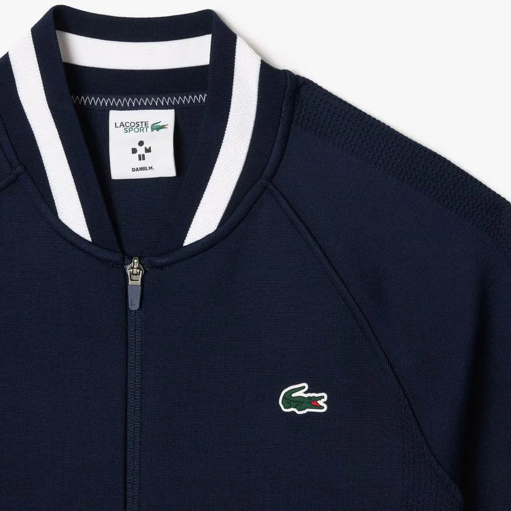 Lacoste Men's Medvedev X UltraDry Tennis Jacket - Navy Blue