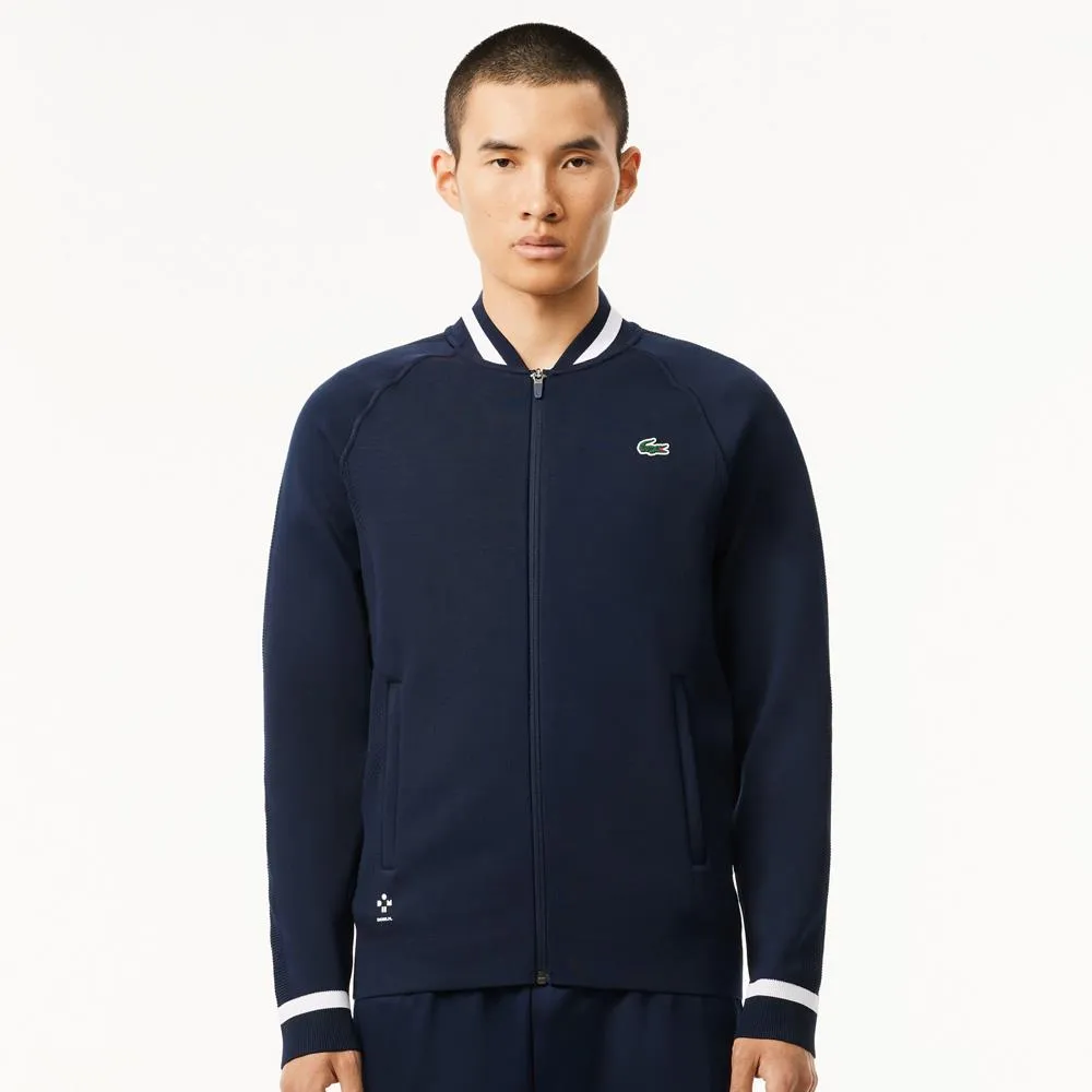 Lacoste Men's Medvedev X UltraDry Tennis Jacket - Navy Blue