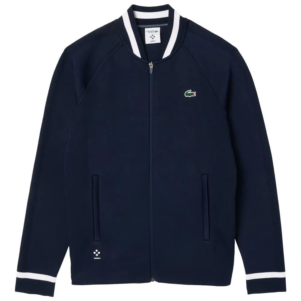 Lacoste Men's Medvedev X UltraDry Tennis Jacket - Navy Blue