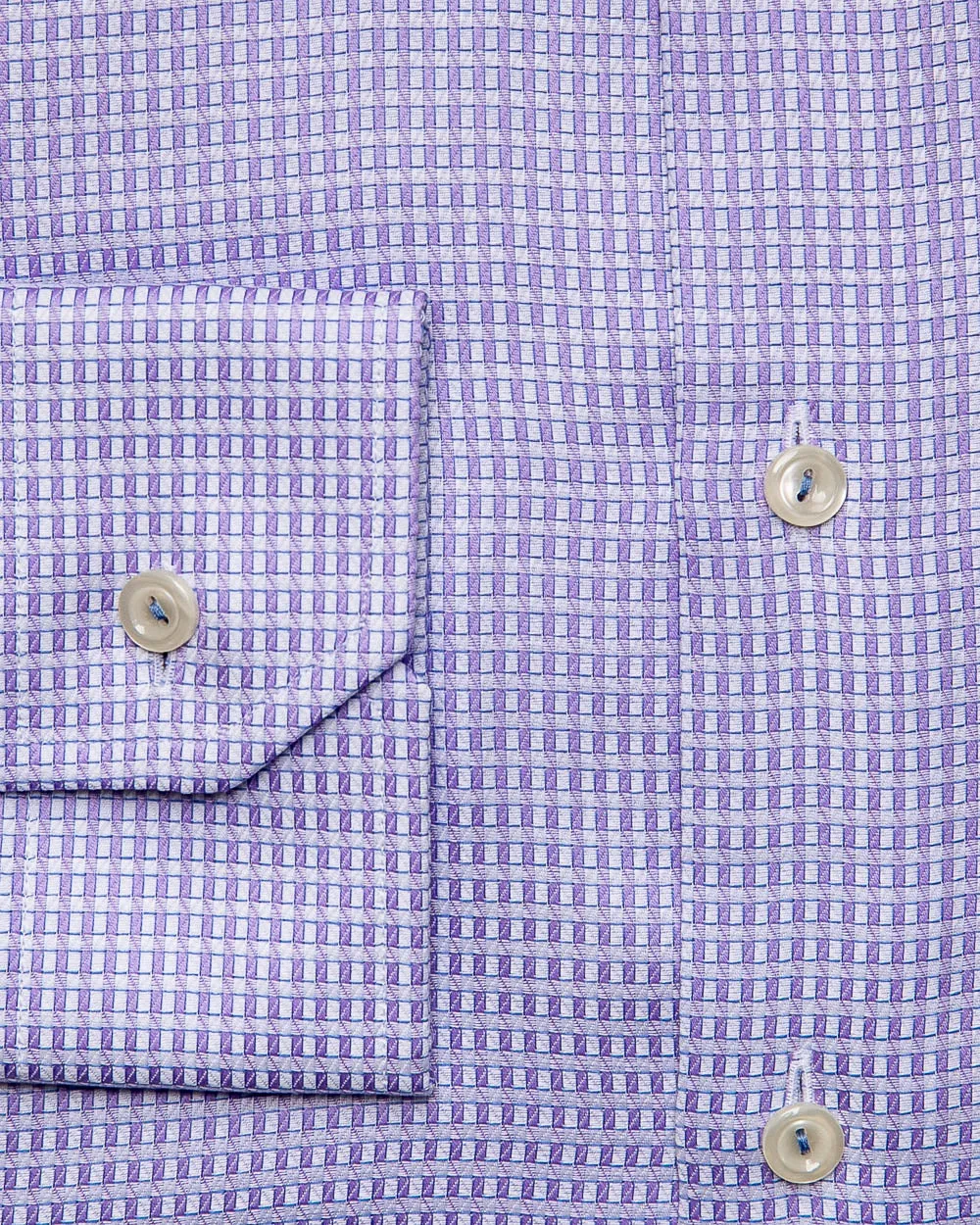 Lavender Geometric Dress Shirt